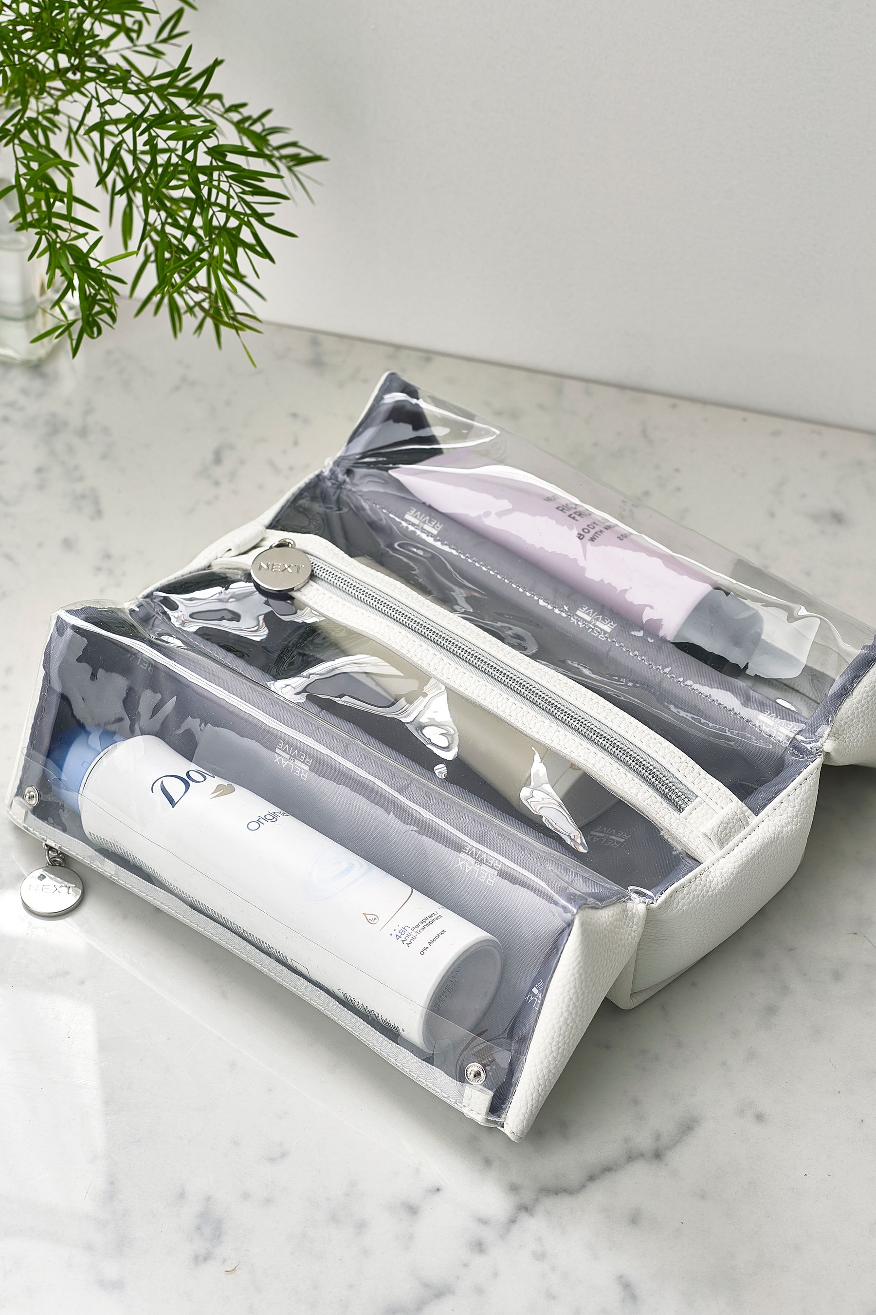 Buy Faux Leather Foldable Makeup Bag from the Next UK online shop