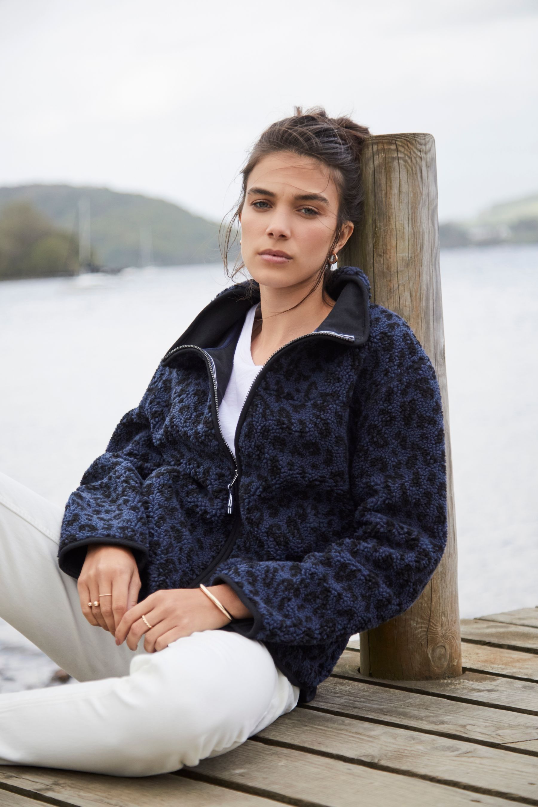 Buy Joules Animal Hutton Fleece Jacket from Next Luxembourg