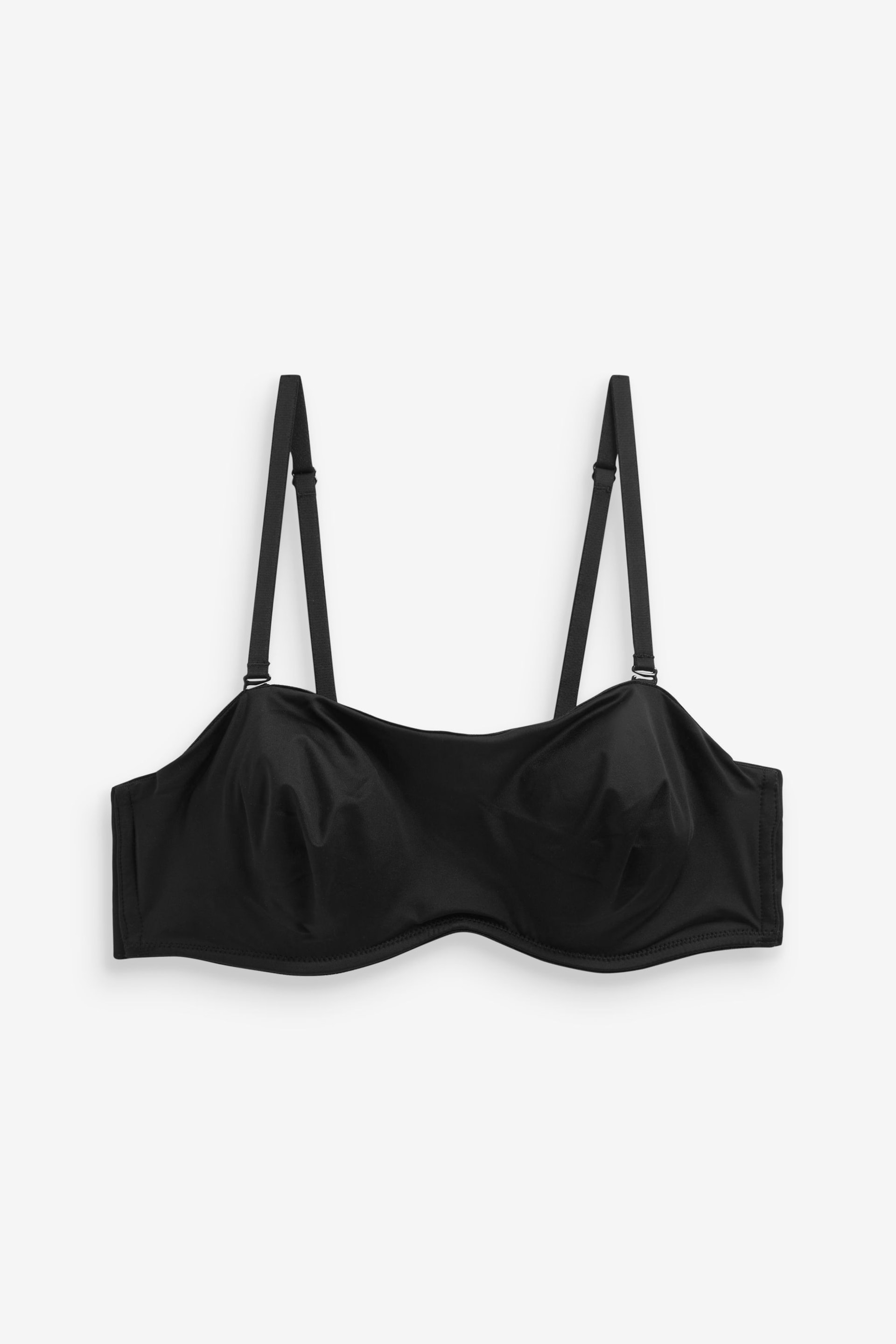 Black Smoothing Strapless Non Pad Wired Bra - Image 5 of 6
