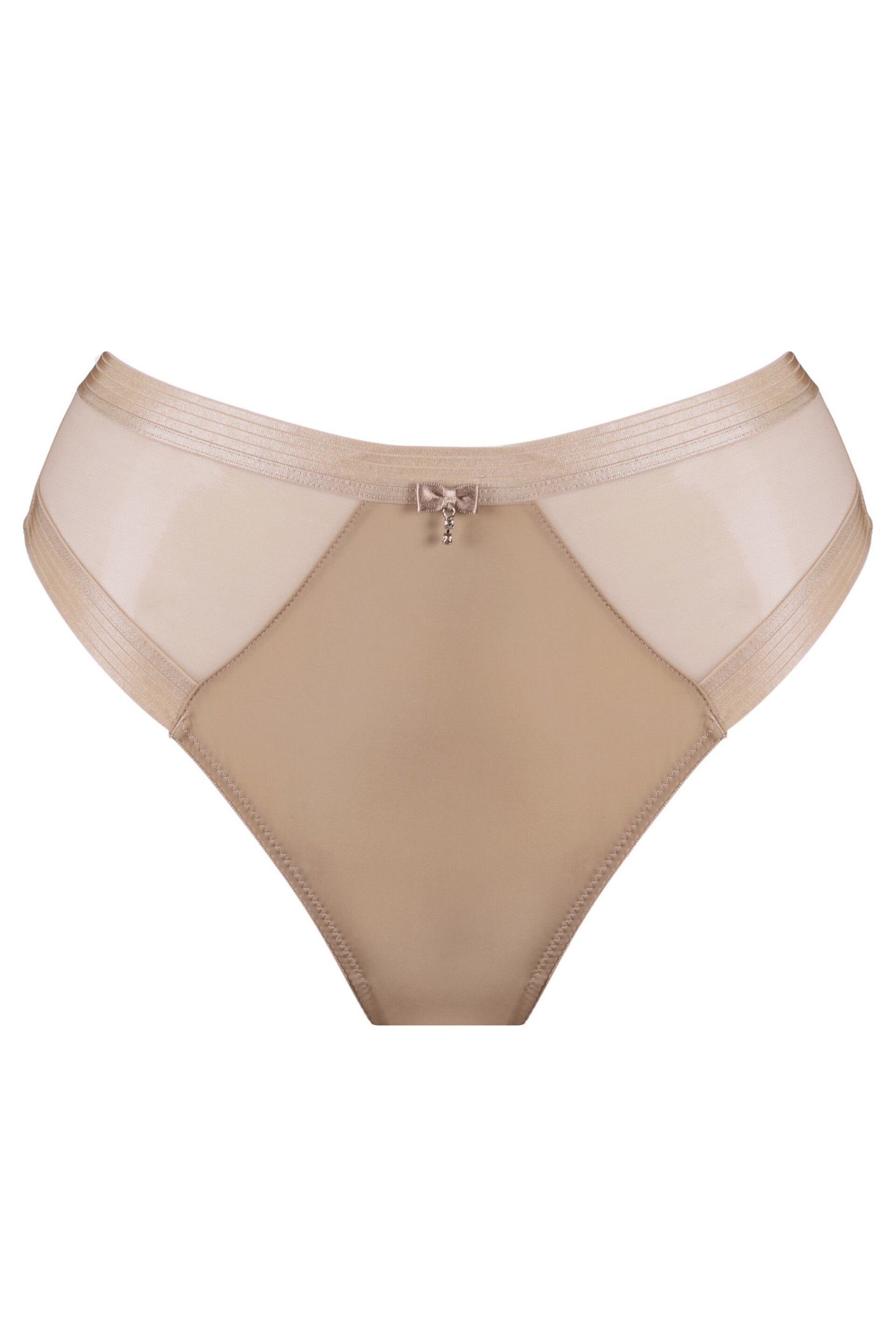 Pour Moi Nude Viva Luxe High Leg Briefs - Image 3 of 5