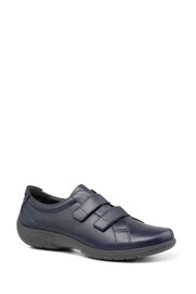 Hotter Leap II Wide Fit Blue Touch-Fastening Shoes - Image 2 of 4