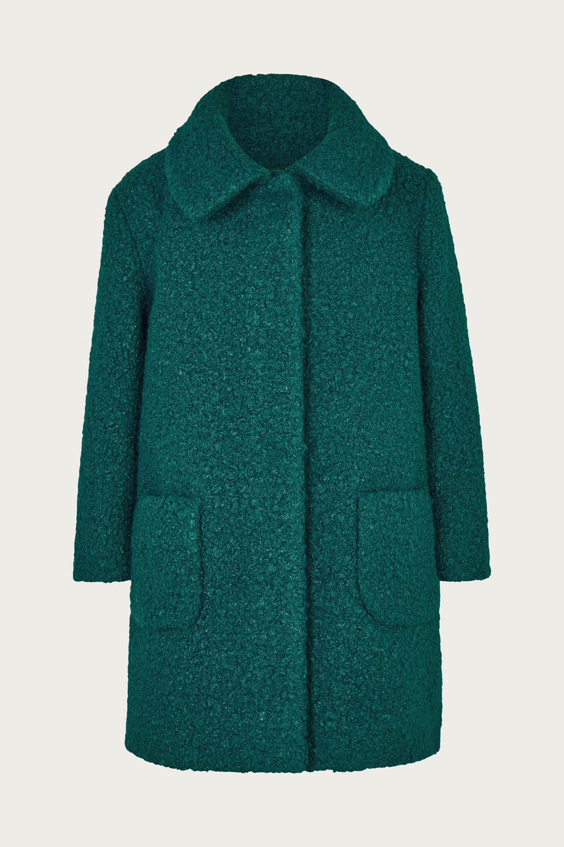 Monsoon teal coat hotsell