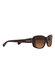 Coach Brown L156 Oval Sunglasses - Image 10 of 13