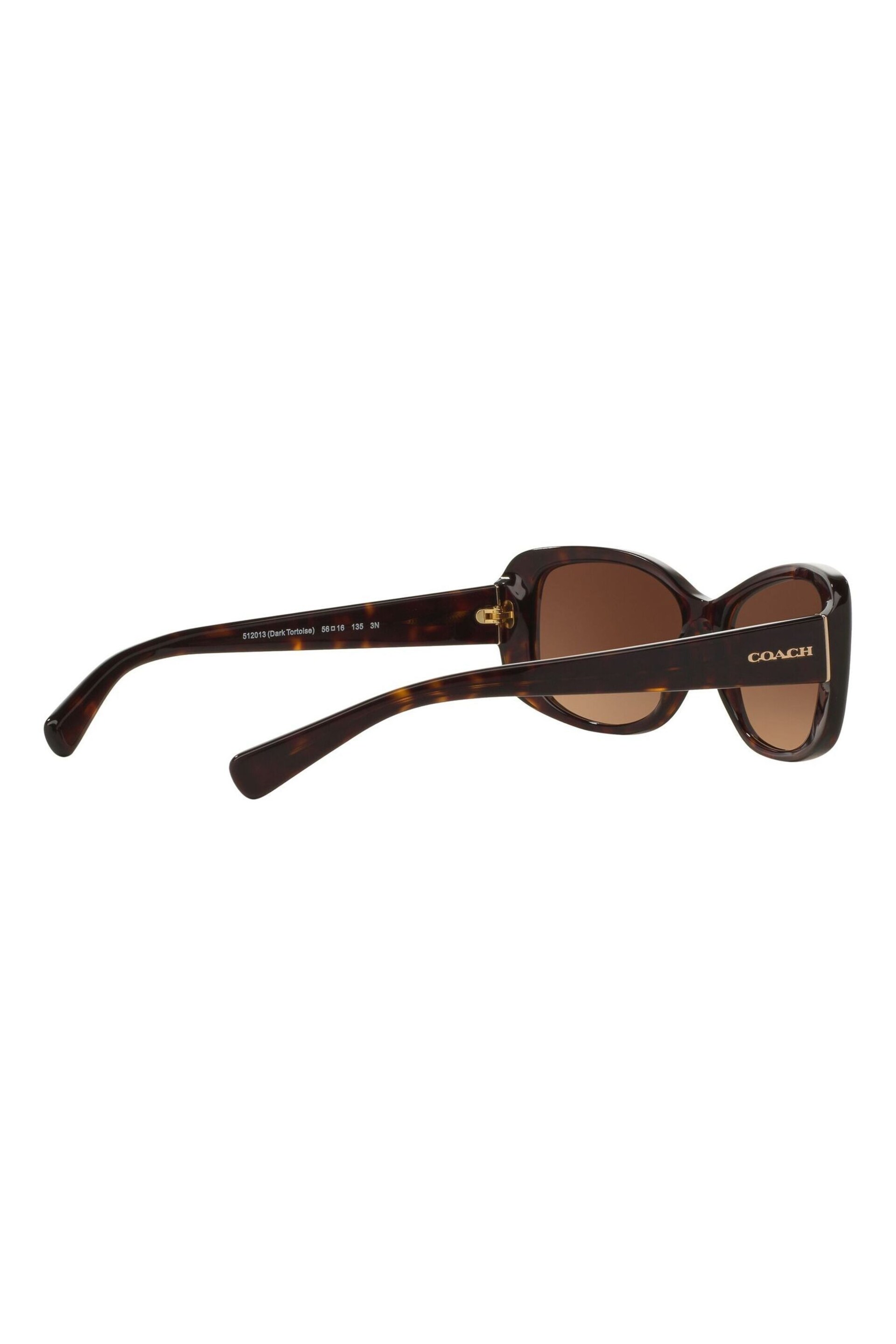 Coach Brown L156 Oval Sunglasses - Image 12 of 13