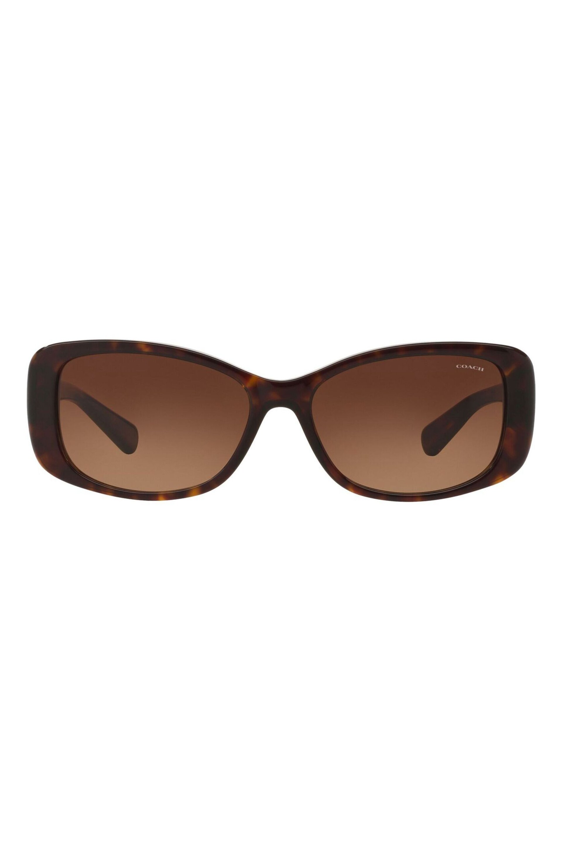 Coach Brown L156 Oval Sunglasses - Image 3 of 13