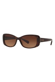 Coach Brown L156 Oval Sunglasses - Image 6 of 13