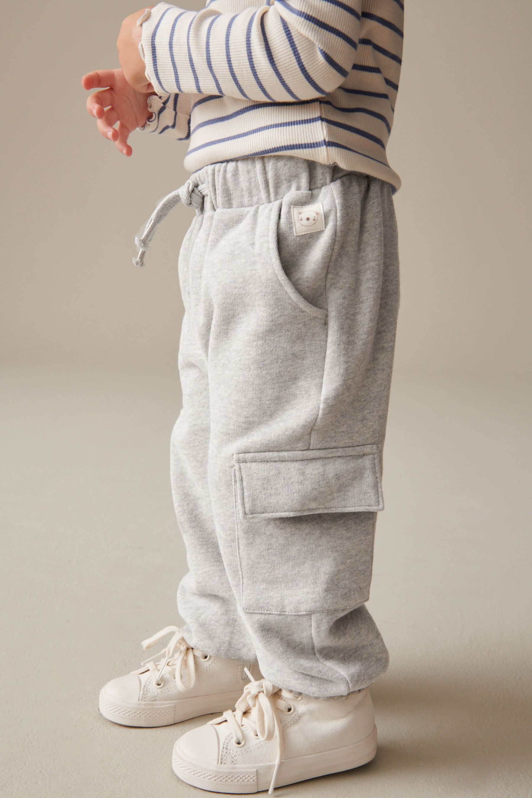 Buy Grey Cargo Joggers 3mths 7yrs from Next United Arab Emirates