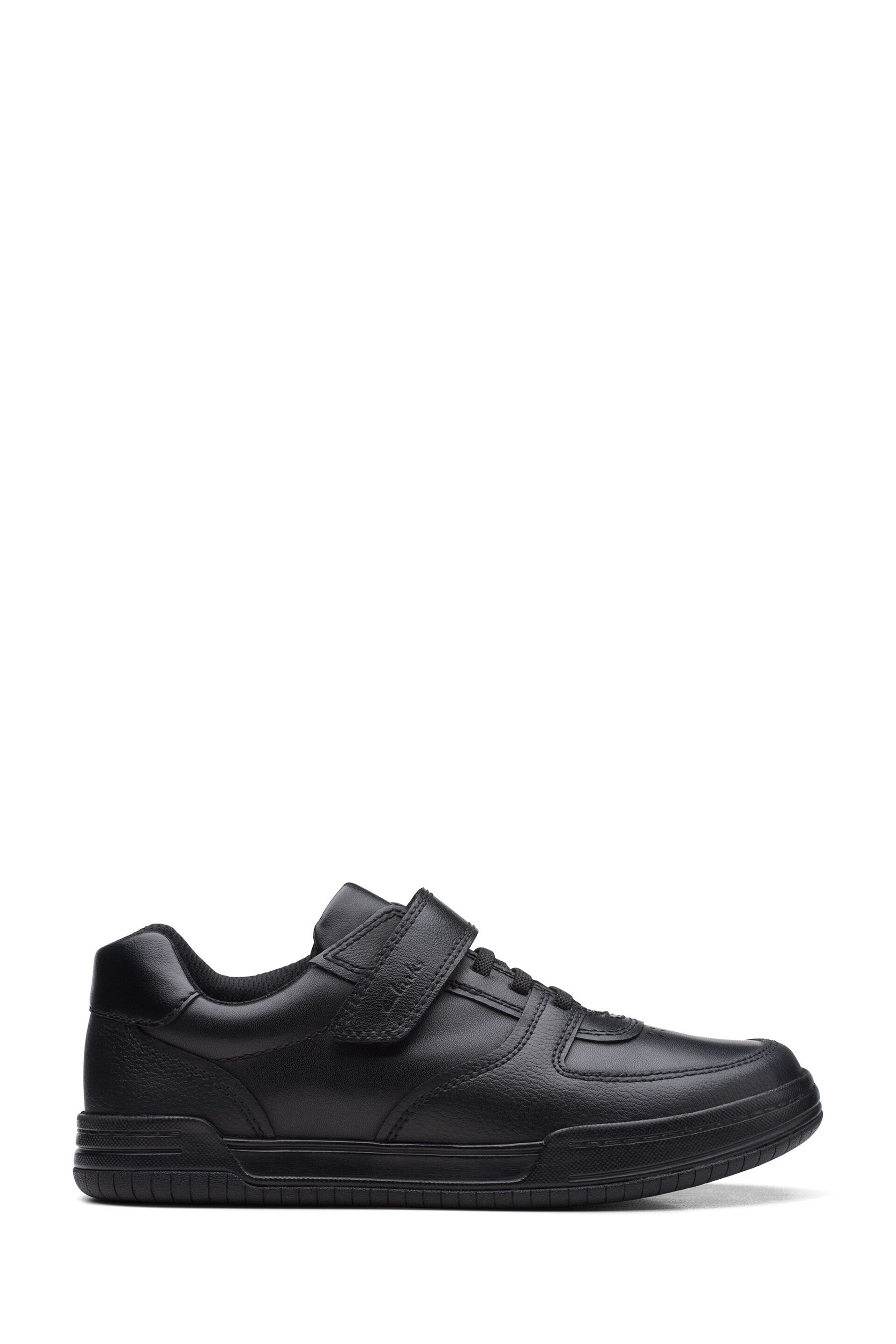 Clarks Black Multi Fit Leather Fawn Lay Shoes - Image 1 of 7