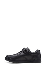 Clarks Black Multi Fit Leather Fawn Lay Shoes - Image 2 of 7