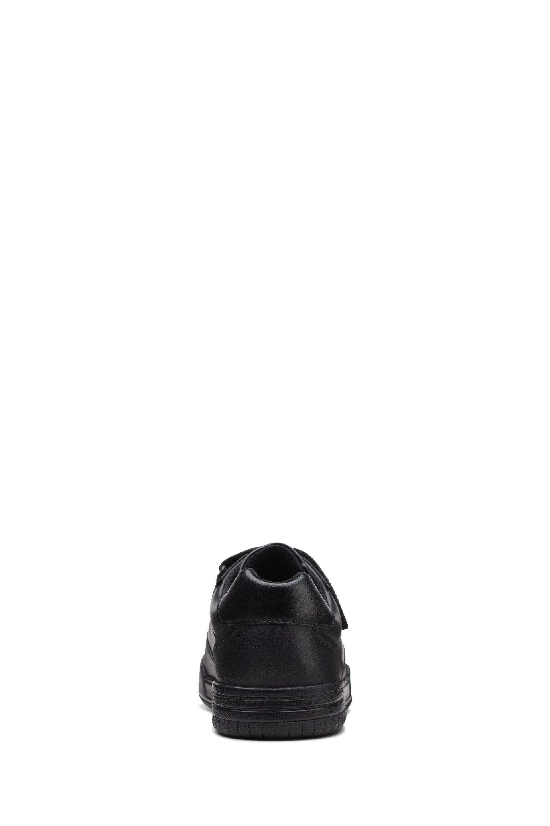 Clarks Black Multi Fit Leather Fawn Lay Shoes - Image 6 of 7