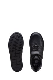 Clarks Black Multi Fit Leather Fawn Lay Shoes - Image 7 of 7