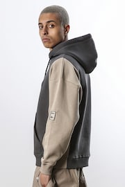 Religion Grey Relaxed Fit Hoodie - Image 3 of 6