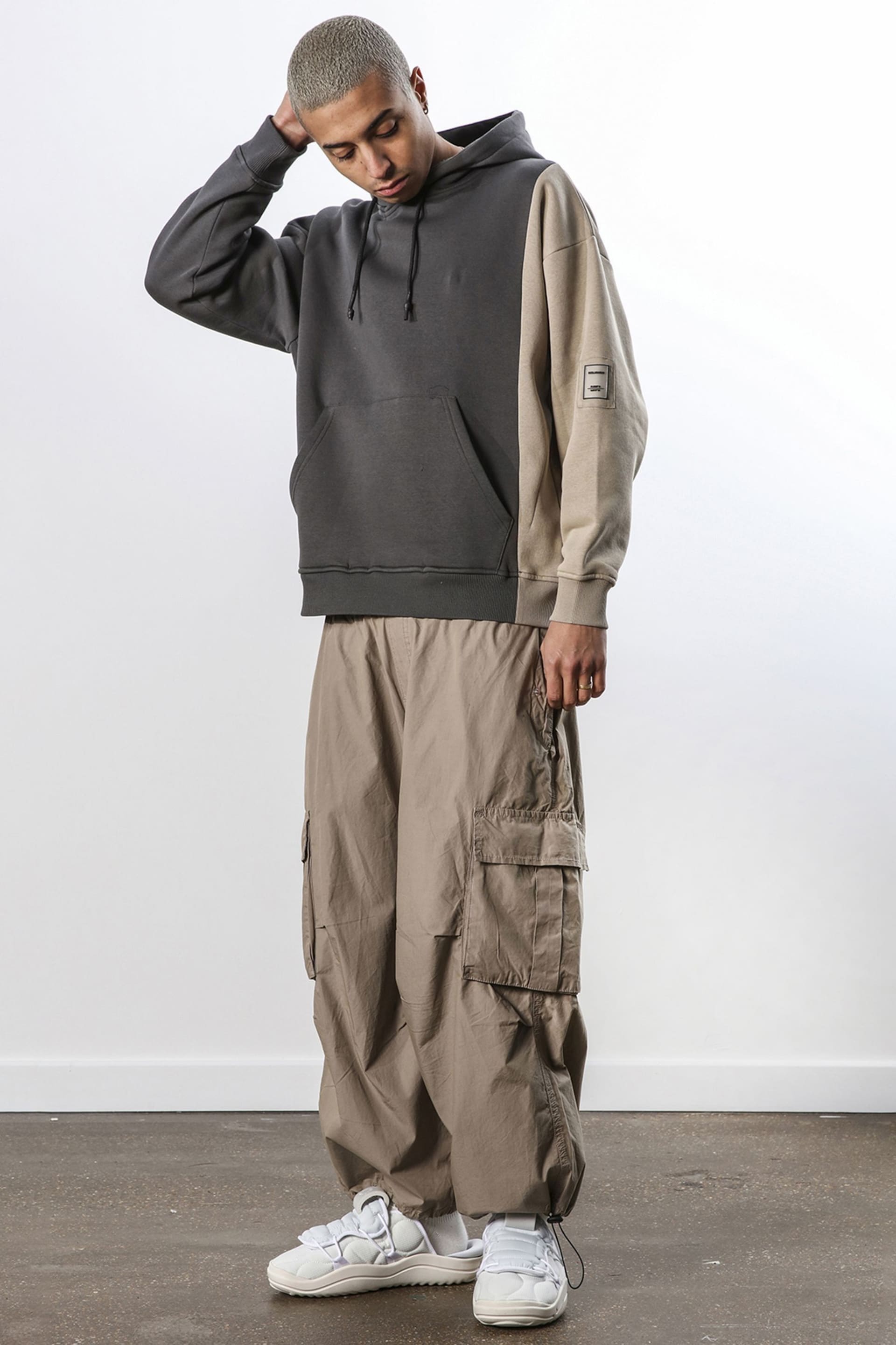 Religion Grey Relaxed Fit Hoodie - Image 5 of 6