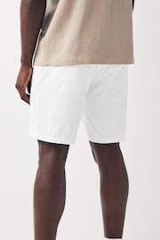 White Slim Fit Stretch Chinos Shorts - Image 3 of 8