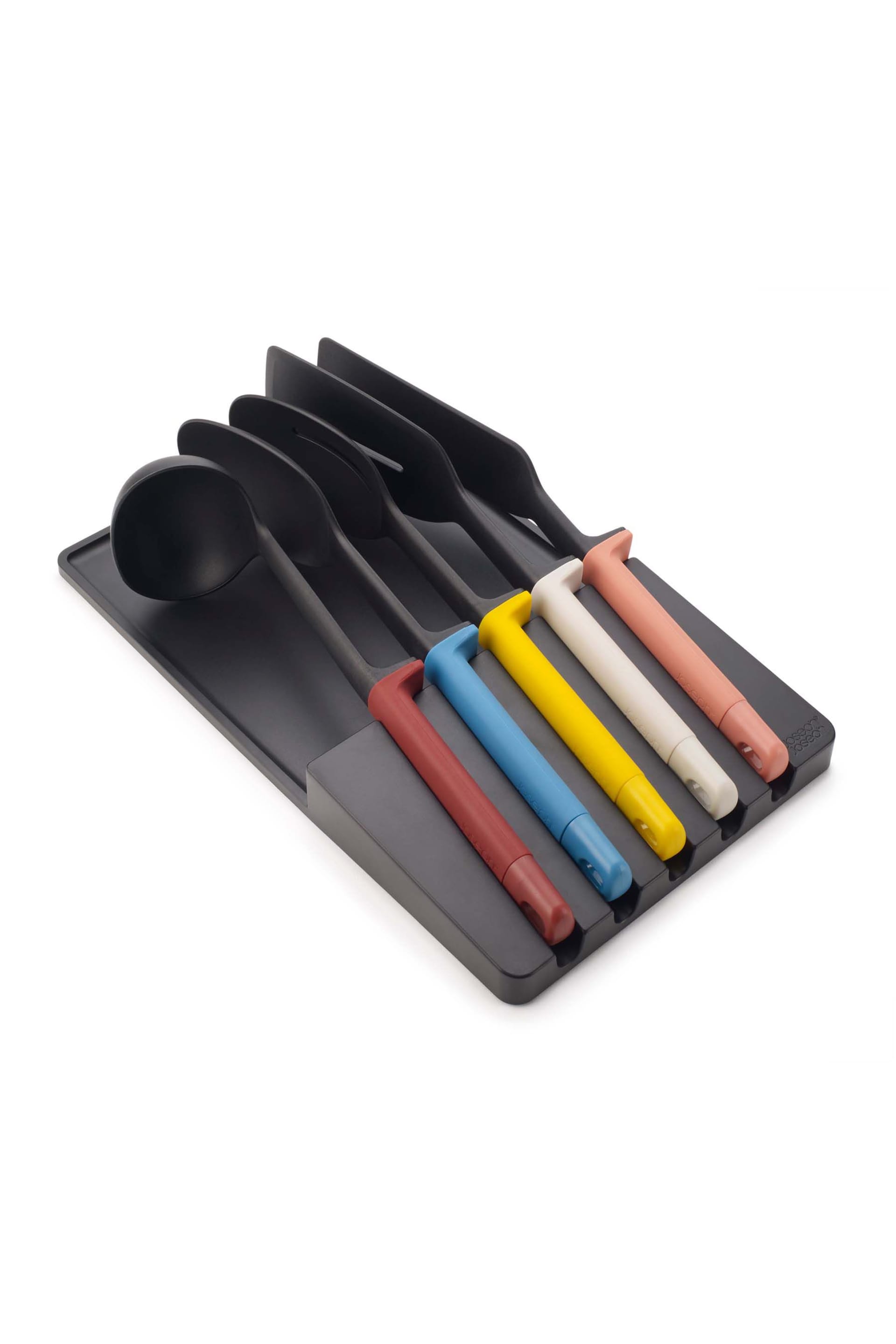 Joseph Joseph 5 Piece Black Elevate Utensil Set With In-Drawer Tray - Image 3 of 4