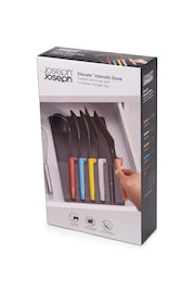 Joseph Joseph 5 Piece Black Elevate Utensil Set With In-Drawer Tray - Image 4 of 4