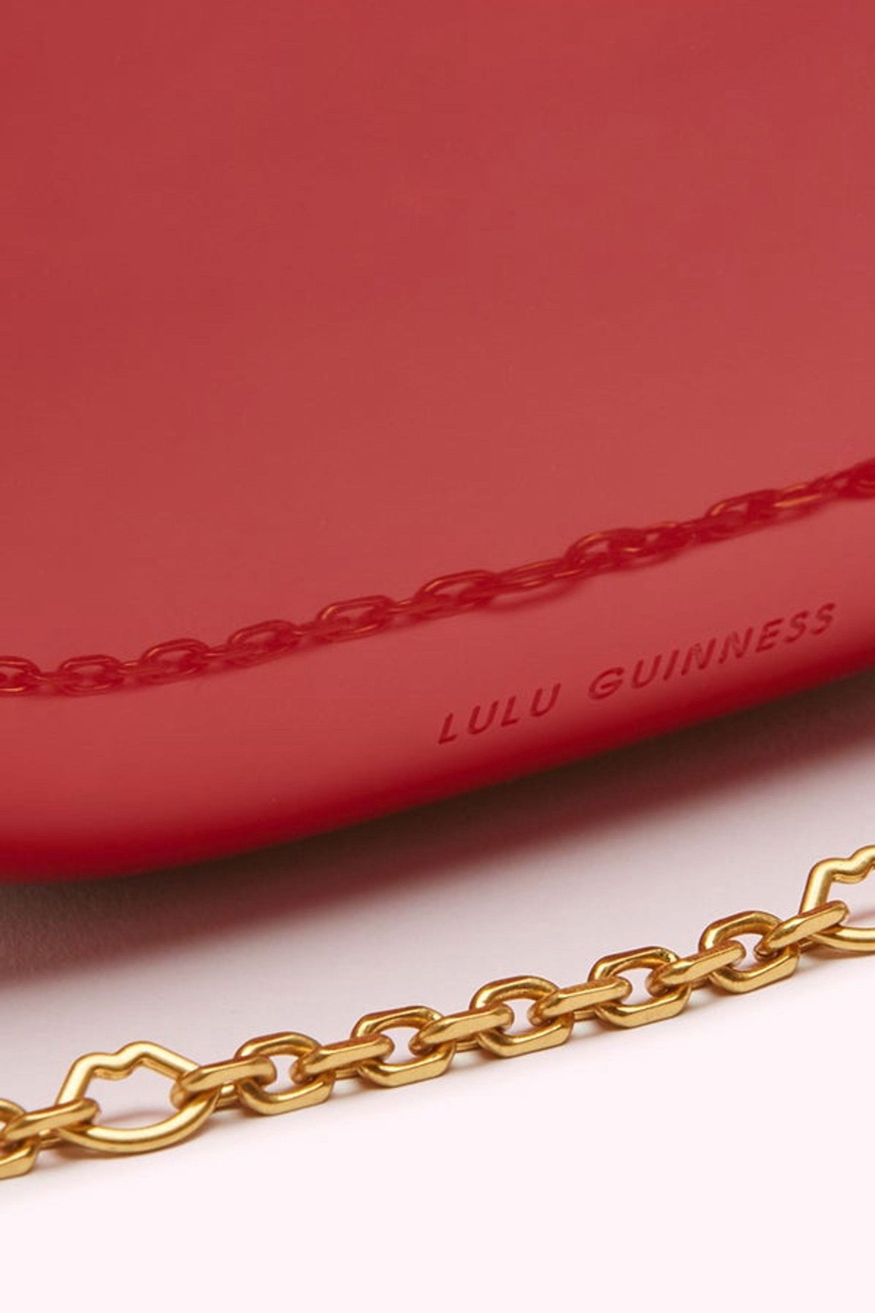Lulu guinness gold lips clutch store