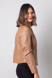 Lakeland Leather Camel Devoke Leather Jacket - Image 5 of 13