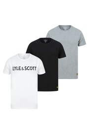 Lyle & Scott August Black Loungewear T-Shirts 3 Pack - Image 1 of 5
