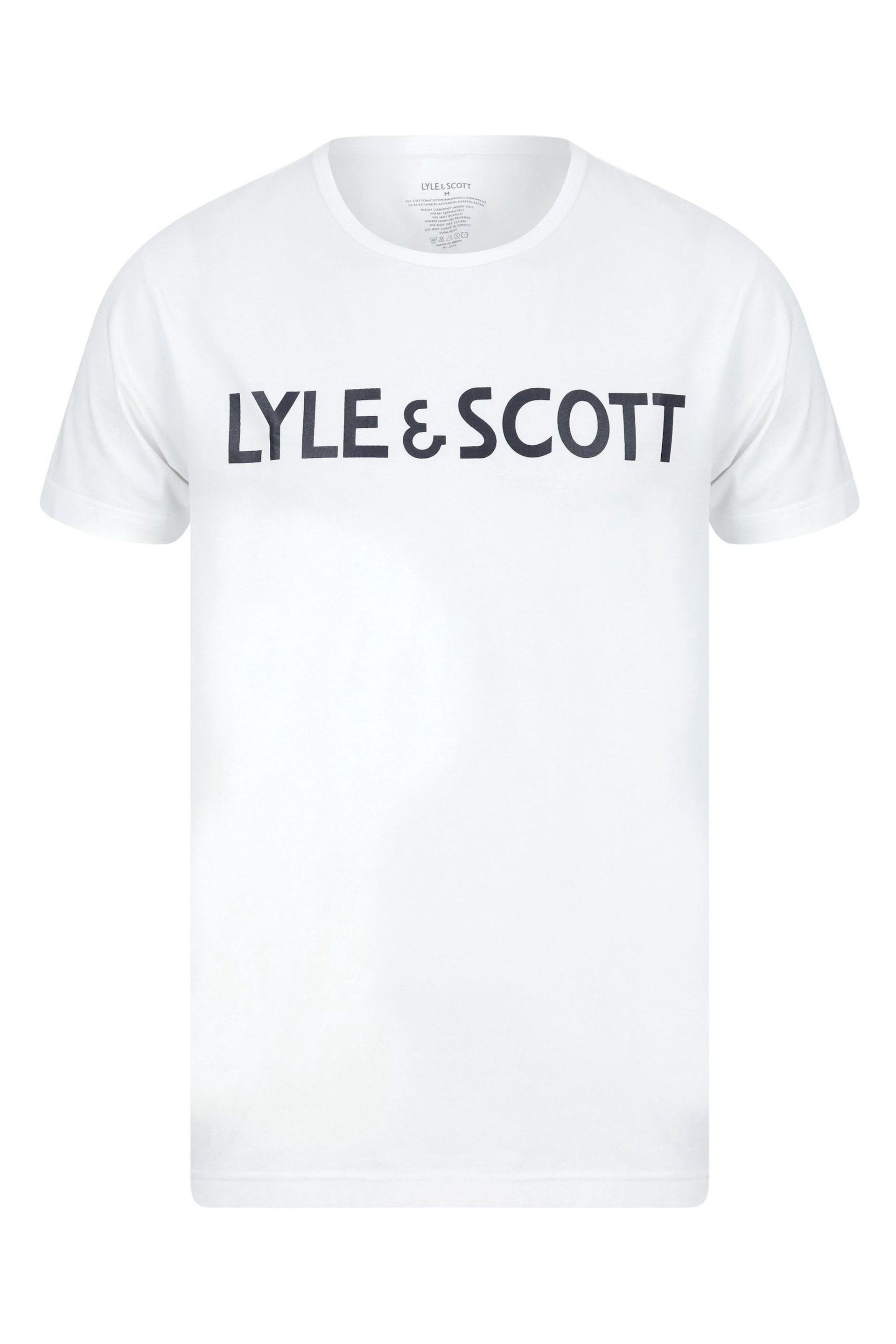 Lyle & Scott August Black Loungewear T-Shirts 3 Pack - Image 2 of 5