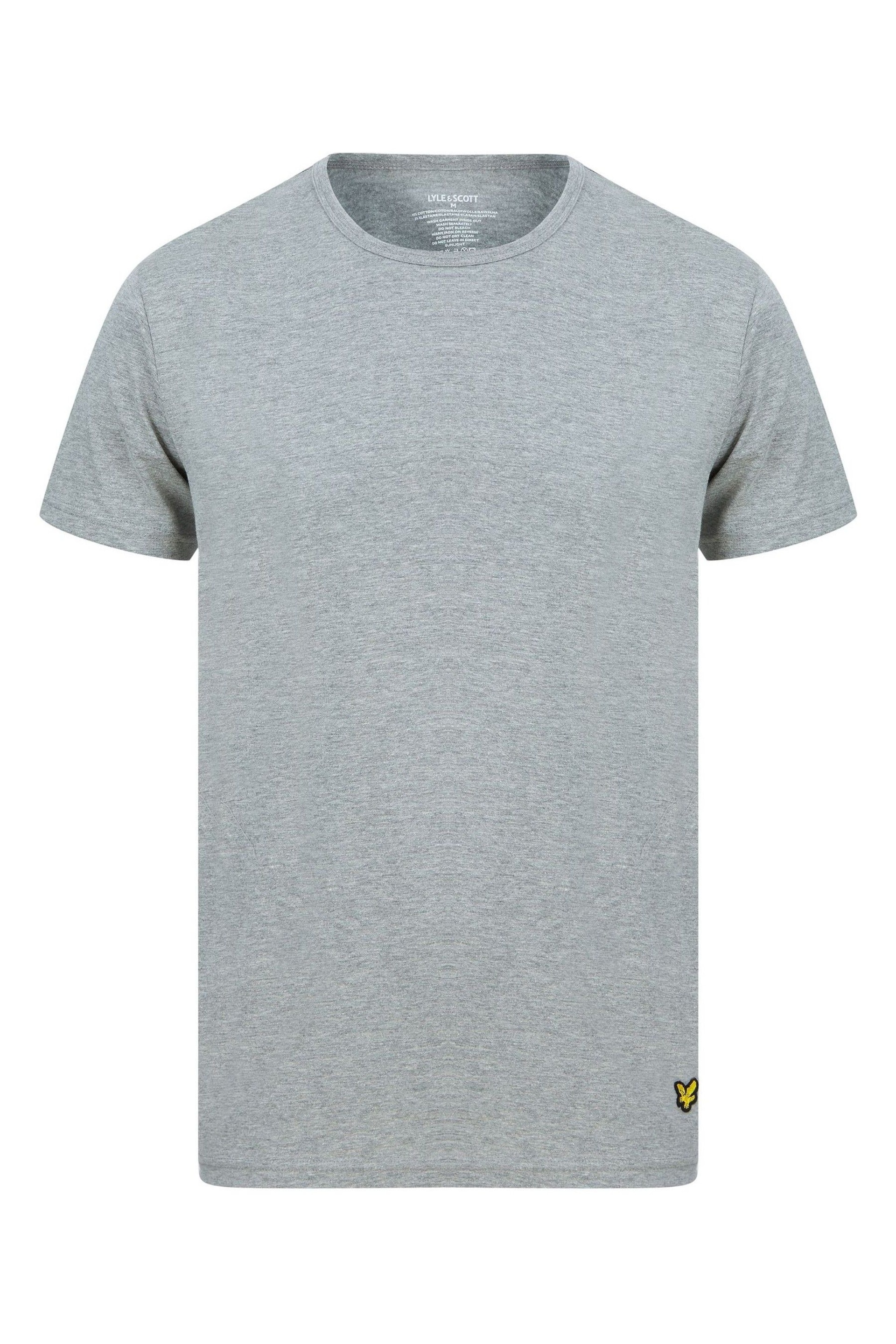 Lyle & Scott August Black Loungewear T-Shirts 3 Pack - Image 3 of 5