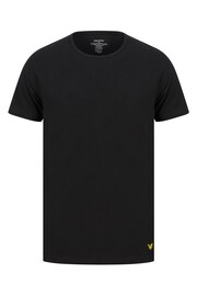 Lyle & Scott August Black Loungewear T-Shirts 3 Pack - Image 4 of 5