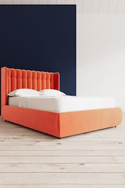 Swoon Easy Velvet Burnt Orange Kipling Divan Bed - Image 1 of 8