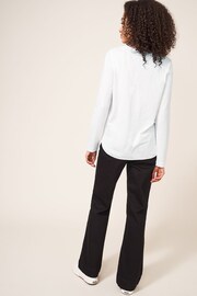 White Stuff White Plain Casey Long Sleeve T-Shirt - Image 2 of 6