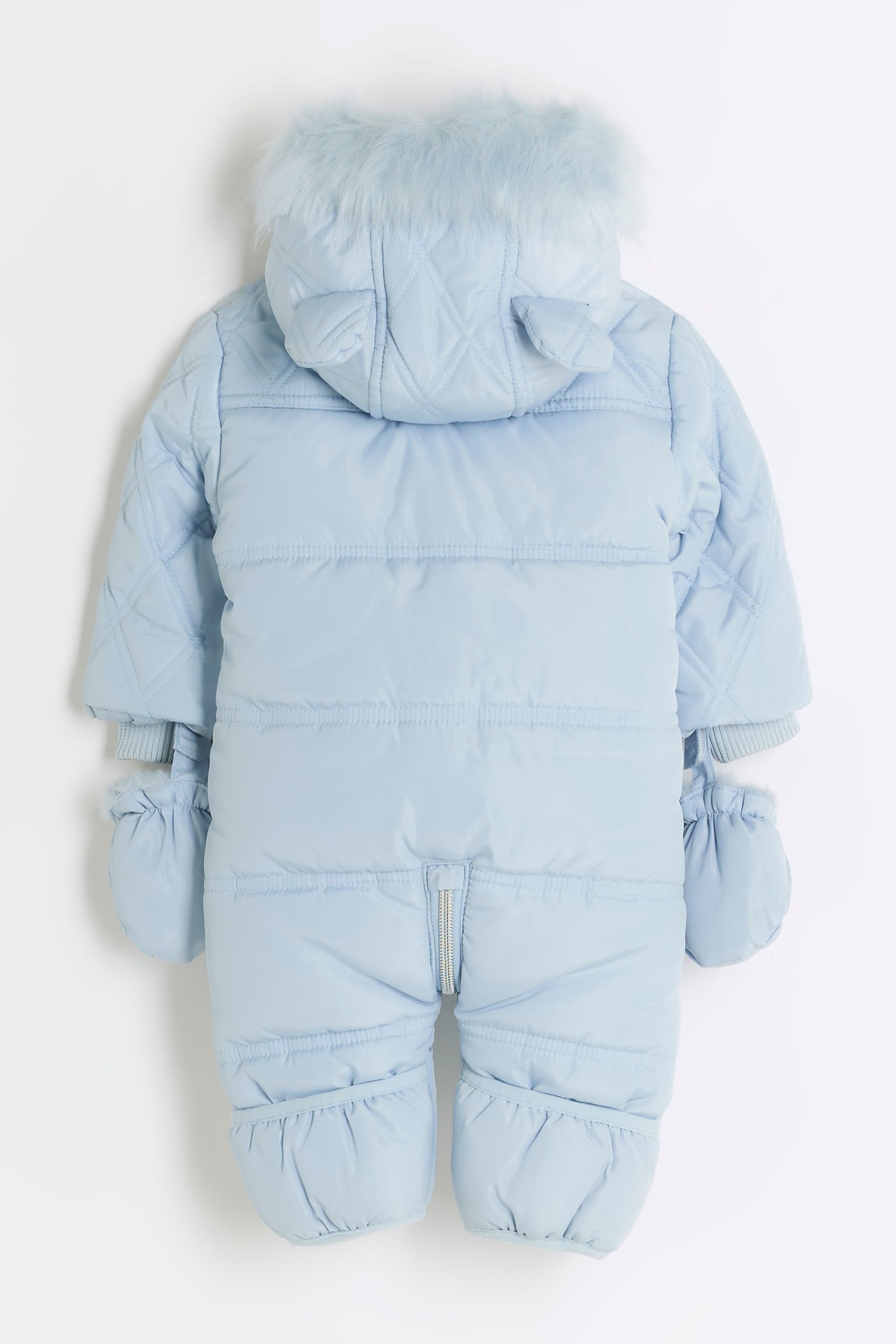 Quilted snowsuit baby boy sales