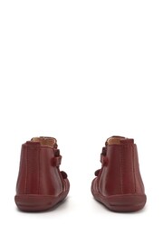 Start Rite x JoJo Friend Red Leather Zip Up Boots - Image 4 of 6