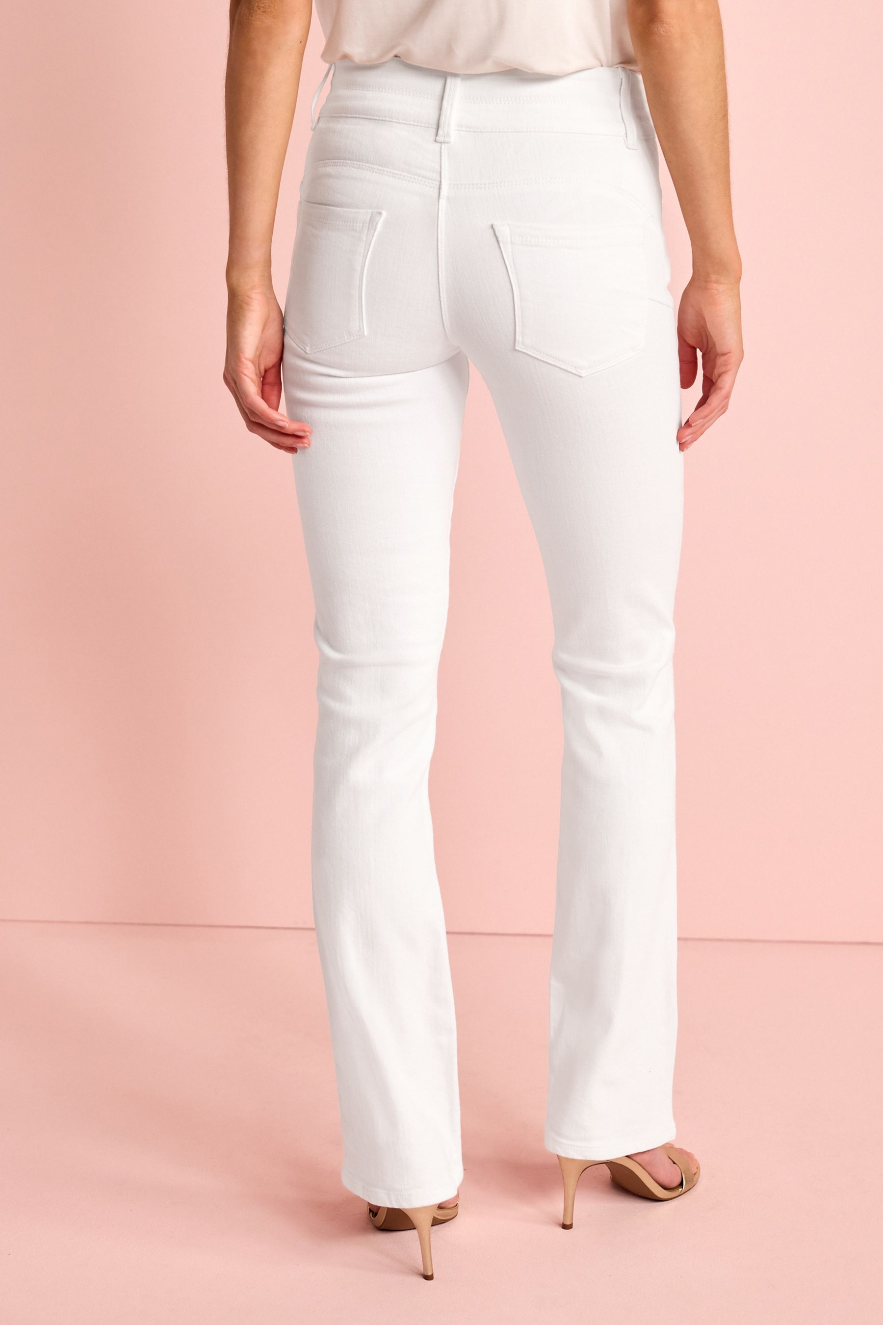 Jean bootcut blanc clearance