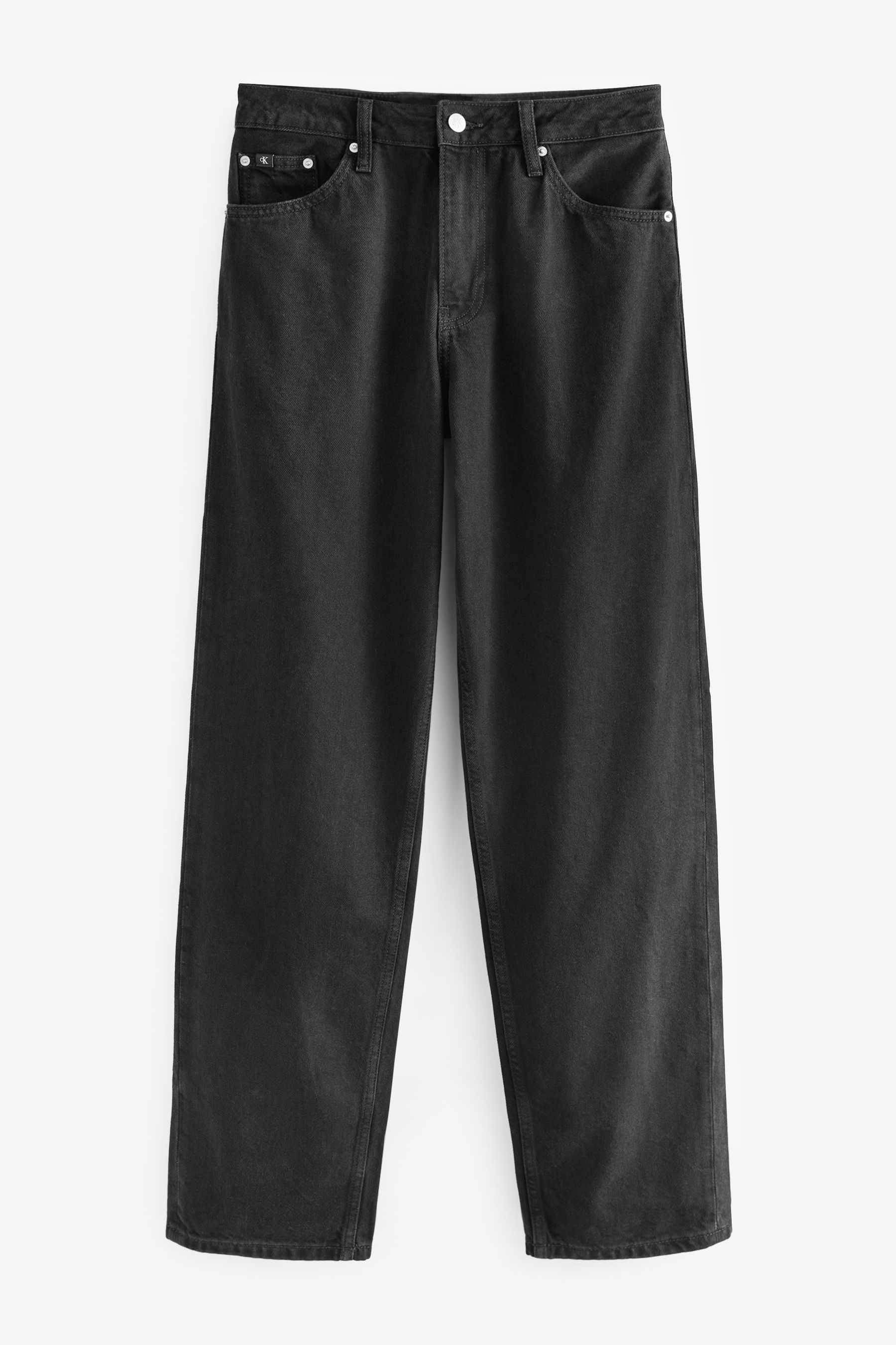 Calvin klein black straight leg jeans 2025