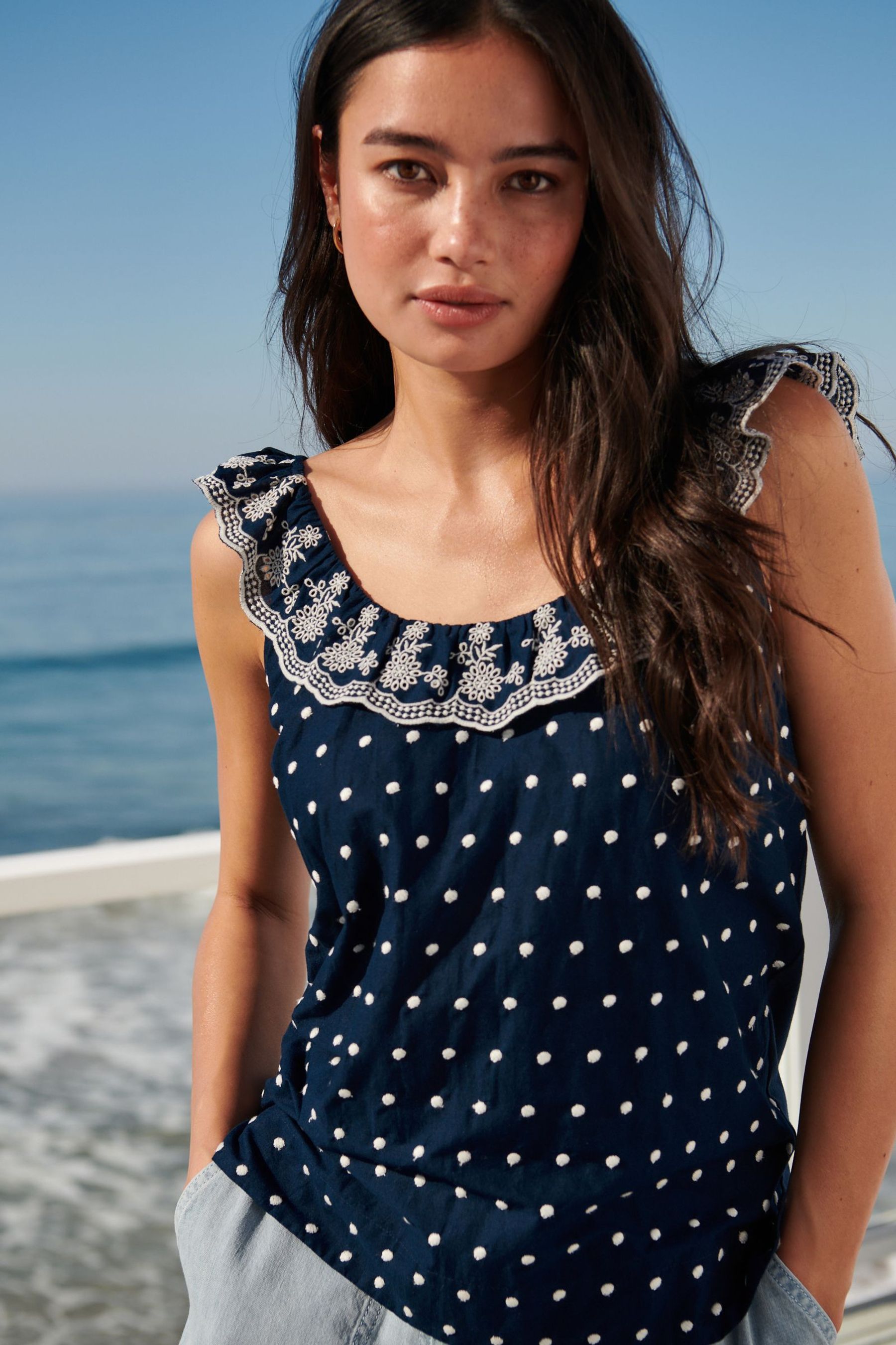 Next ruffle top shop