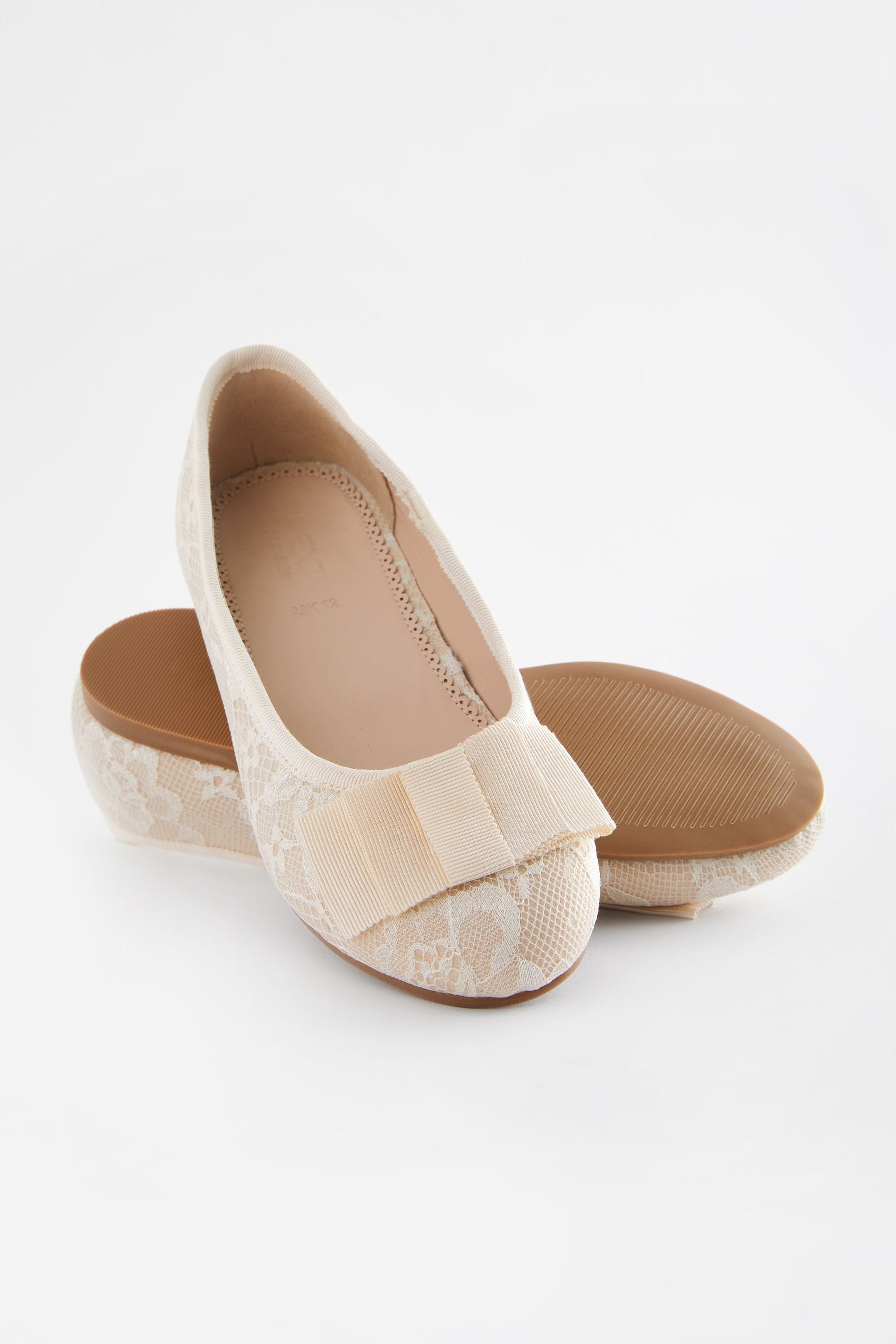 Lace ballerina pumps sale