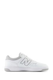 New Balance White/Grey Mens 480 Trainers - Image 1 of 6