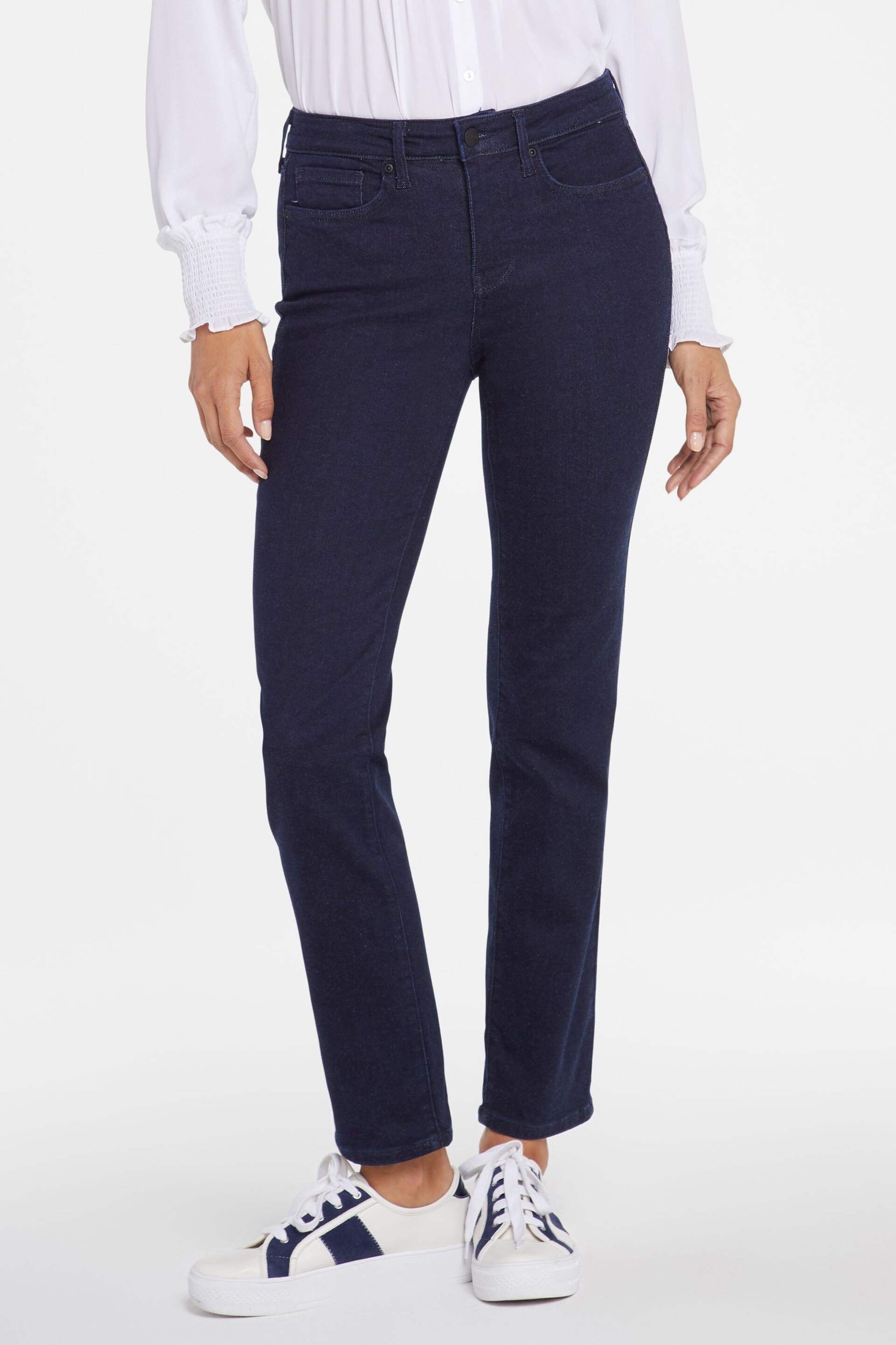 NYDJ Blue Sheri Slim Jeans - Image 1 of 3