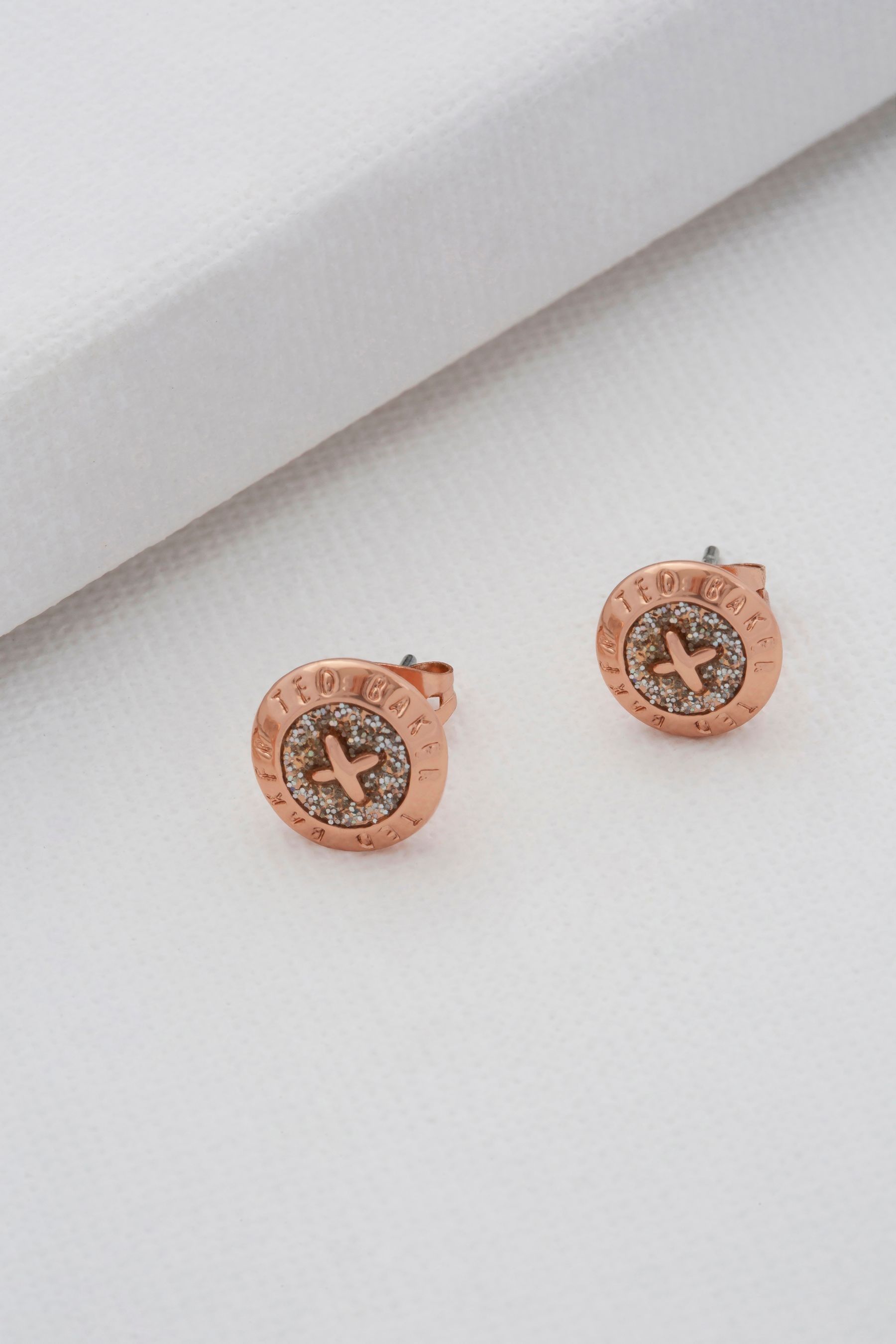 Ted baker enamel button stud earrings store
