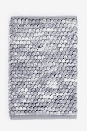 Grey Marl Giant Bobble Bath Mat - Image 3 of 4