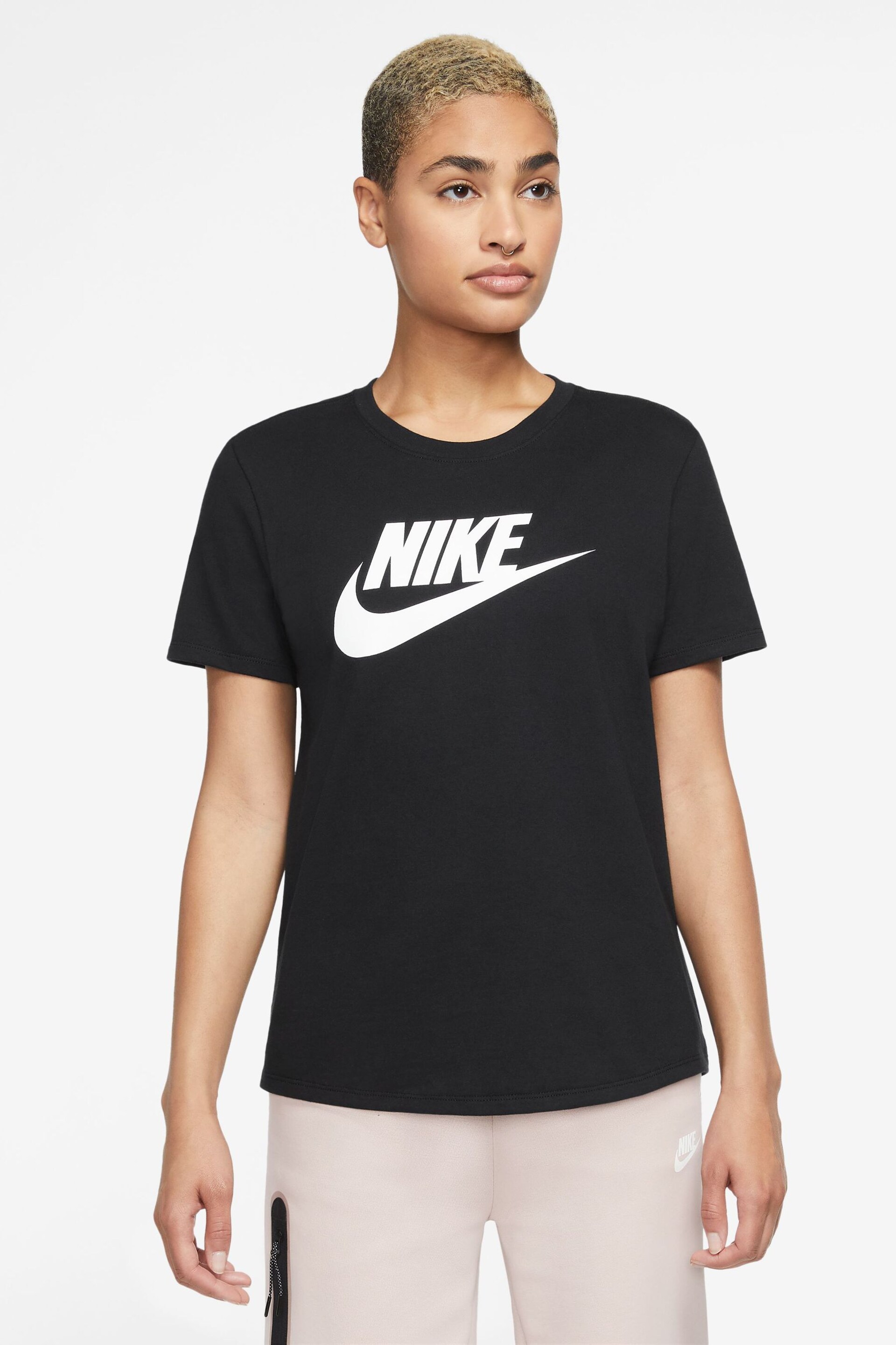Nike Black Essential Icon T-Shirt - Image 1 of 3