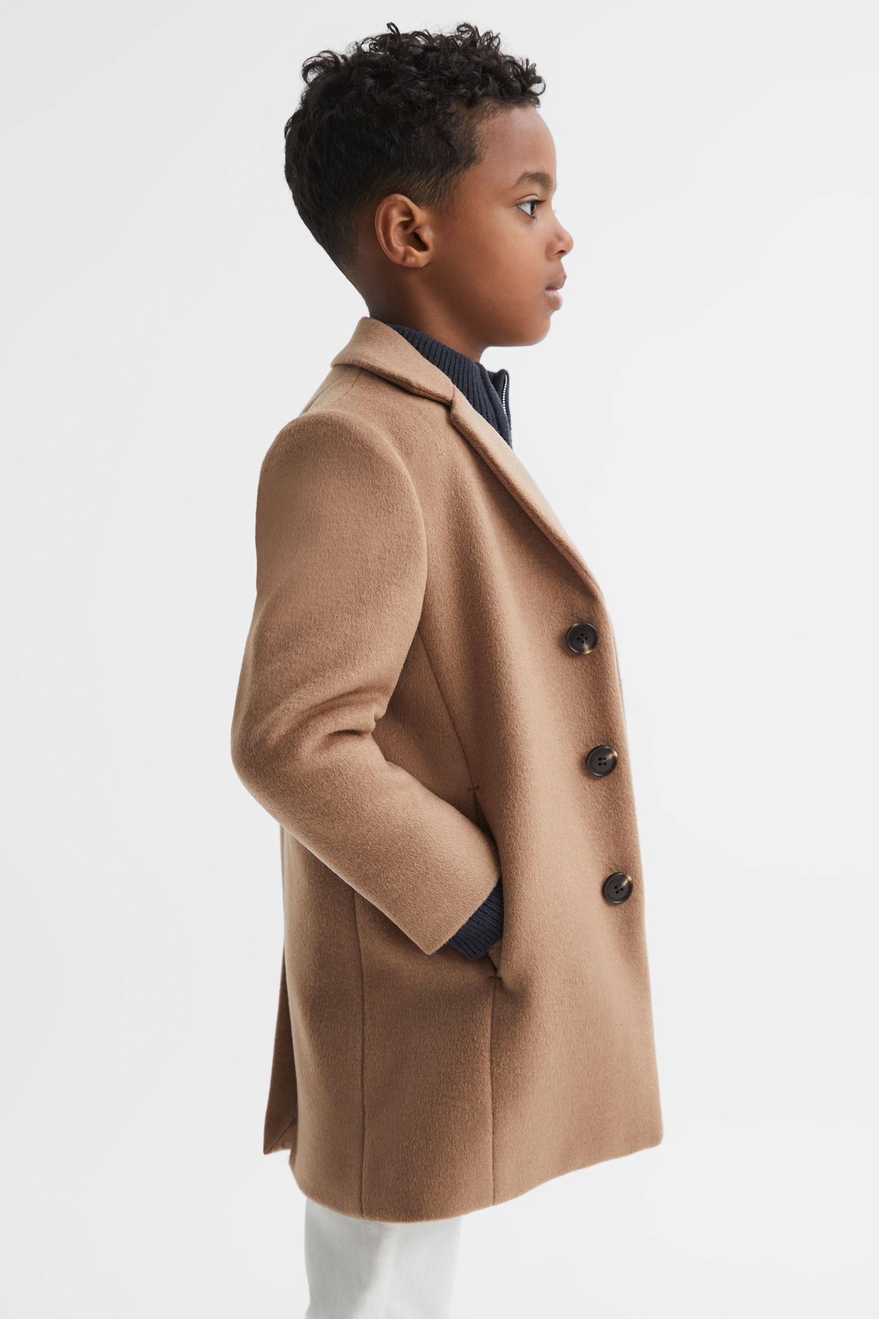 Camel epsom coat sale