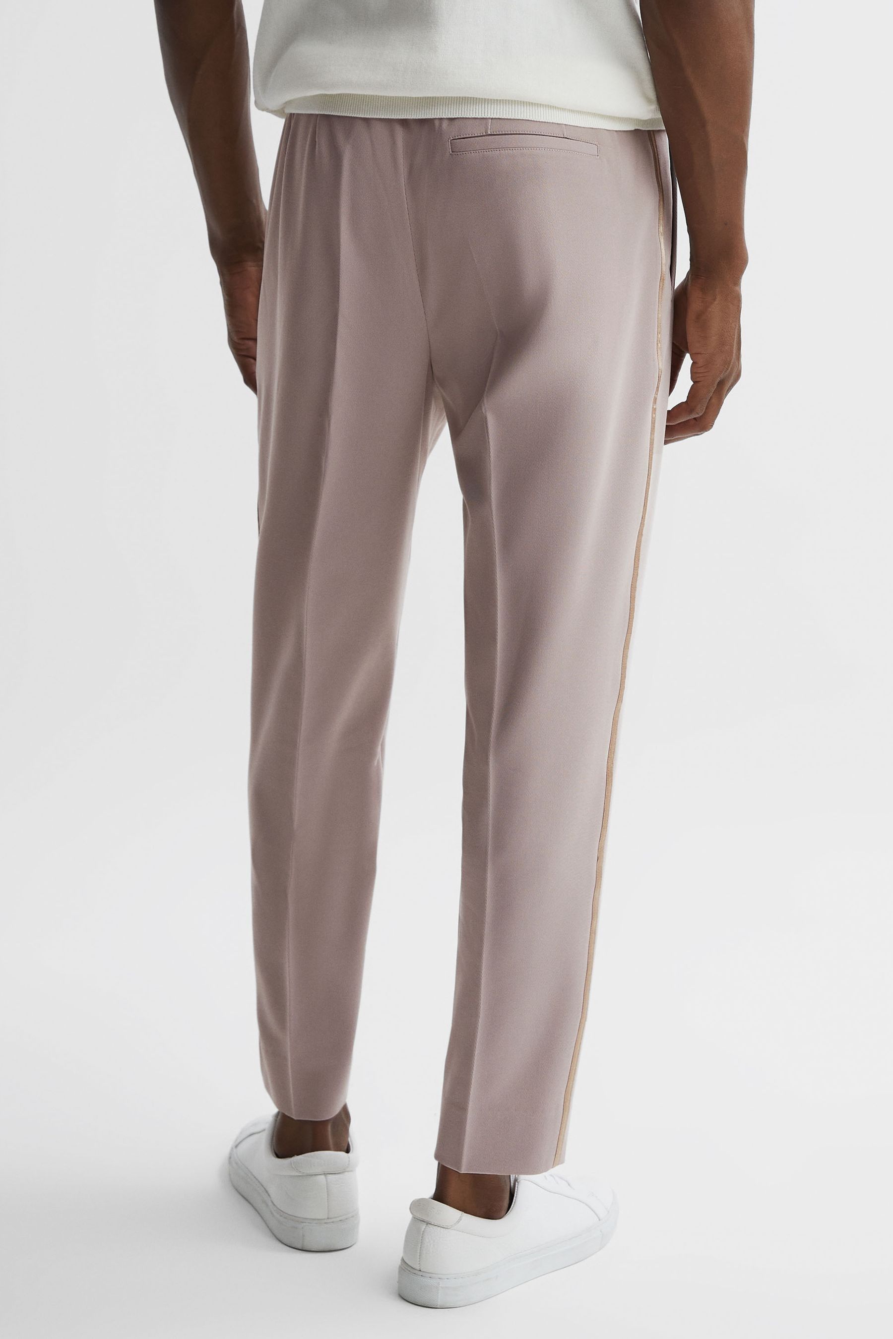 Ivory cropped trousers shop