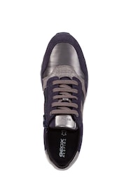 Geox Womens Tabelya Blue Trainers - Image 5 of 6