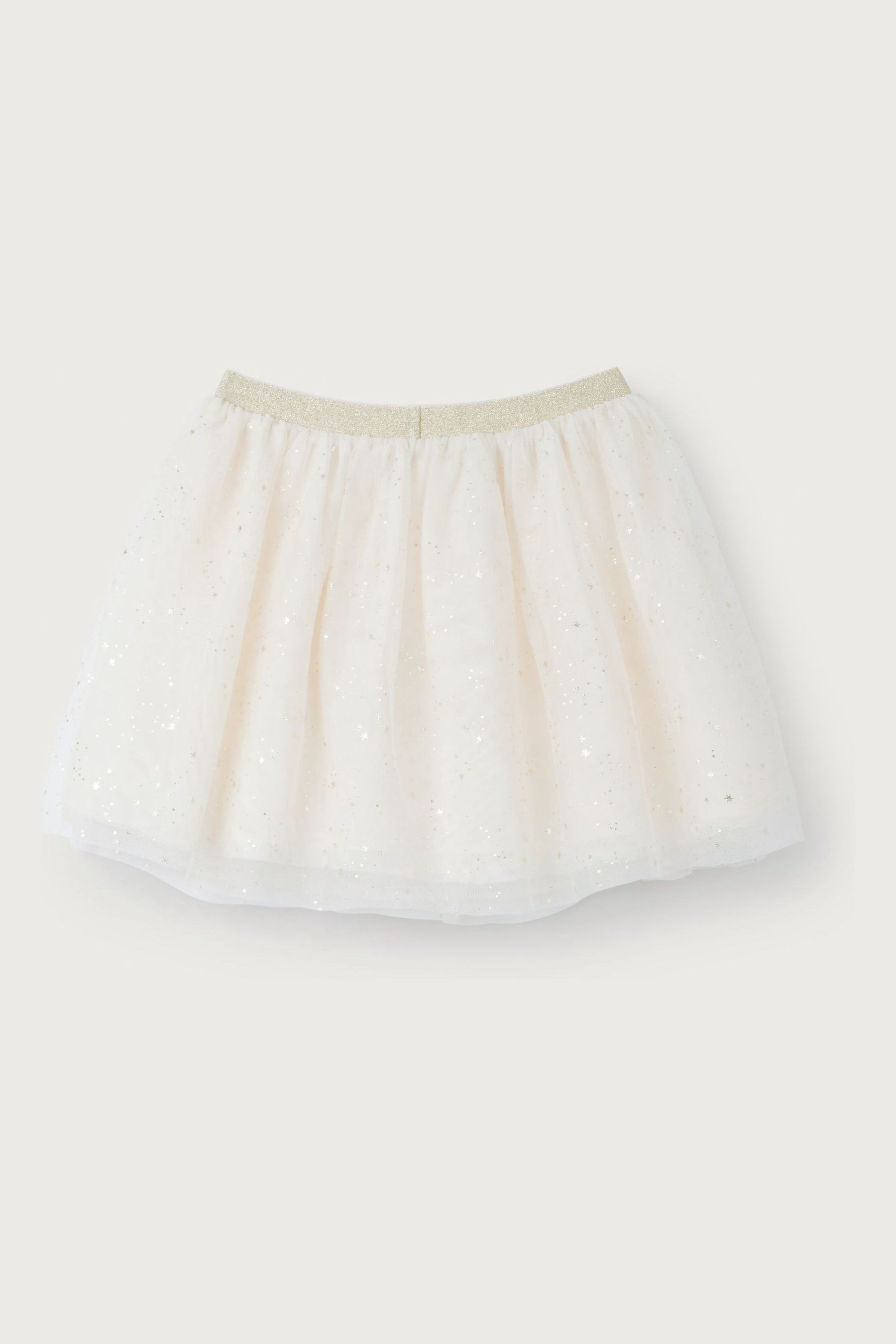 White tutu skirt glitter top