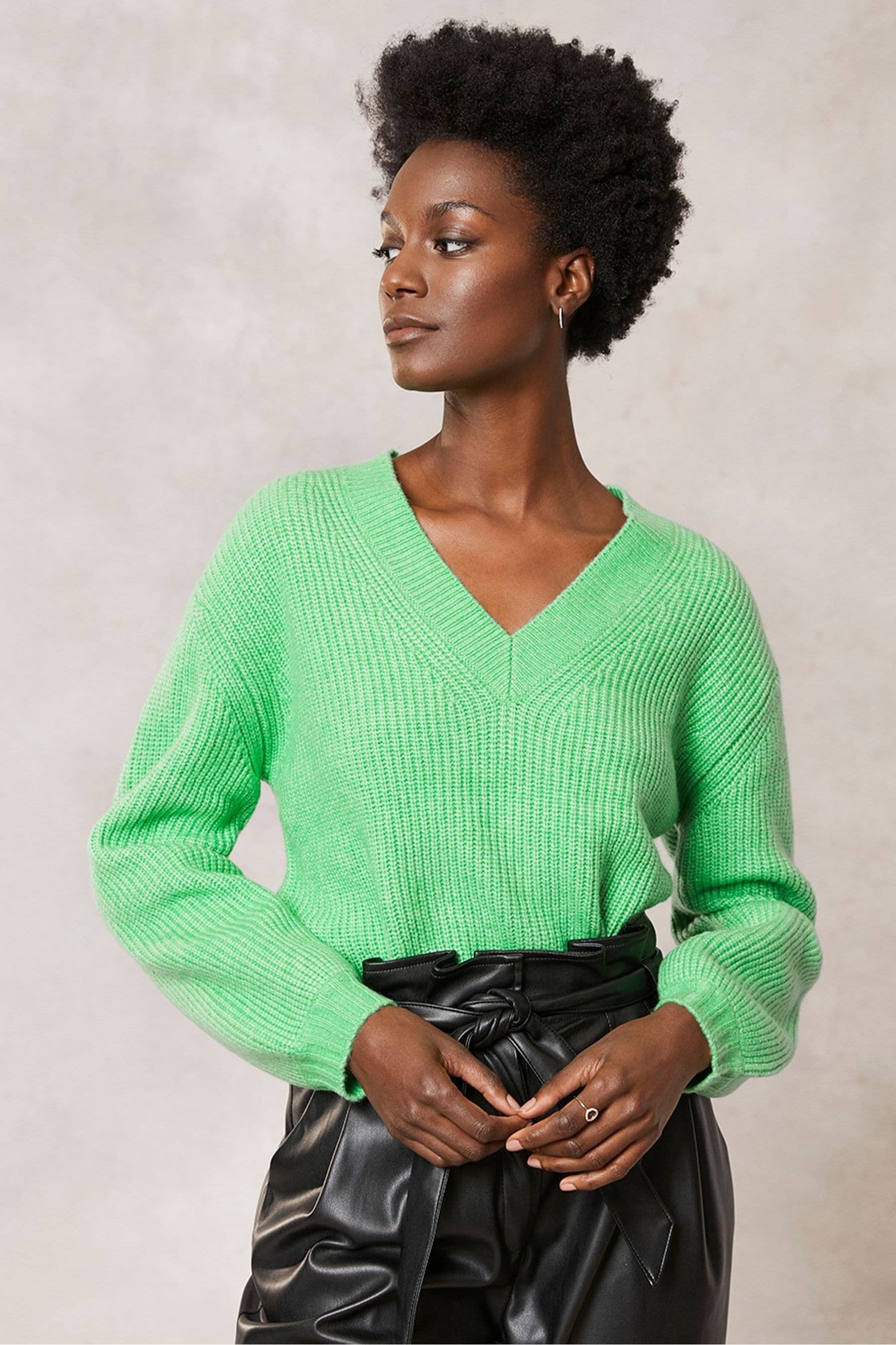 Velvet green sweater new arrivals