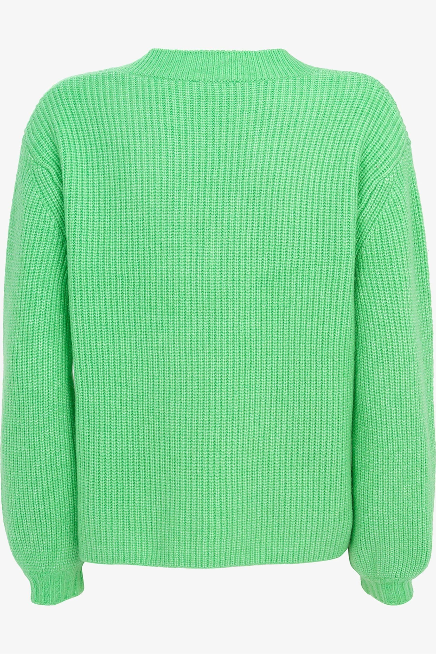 Green chunky jumper shop