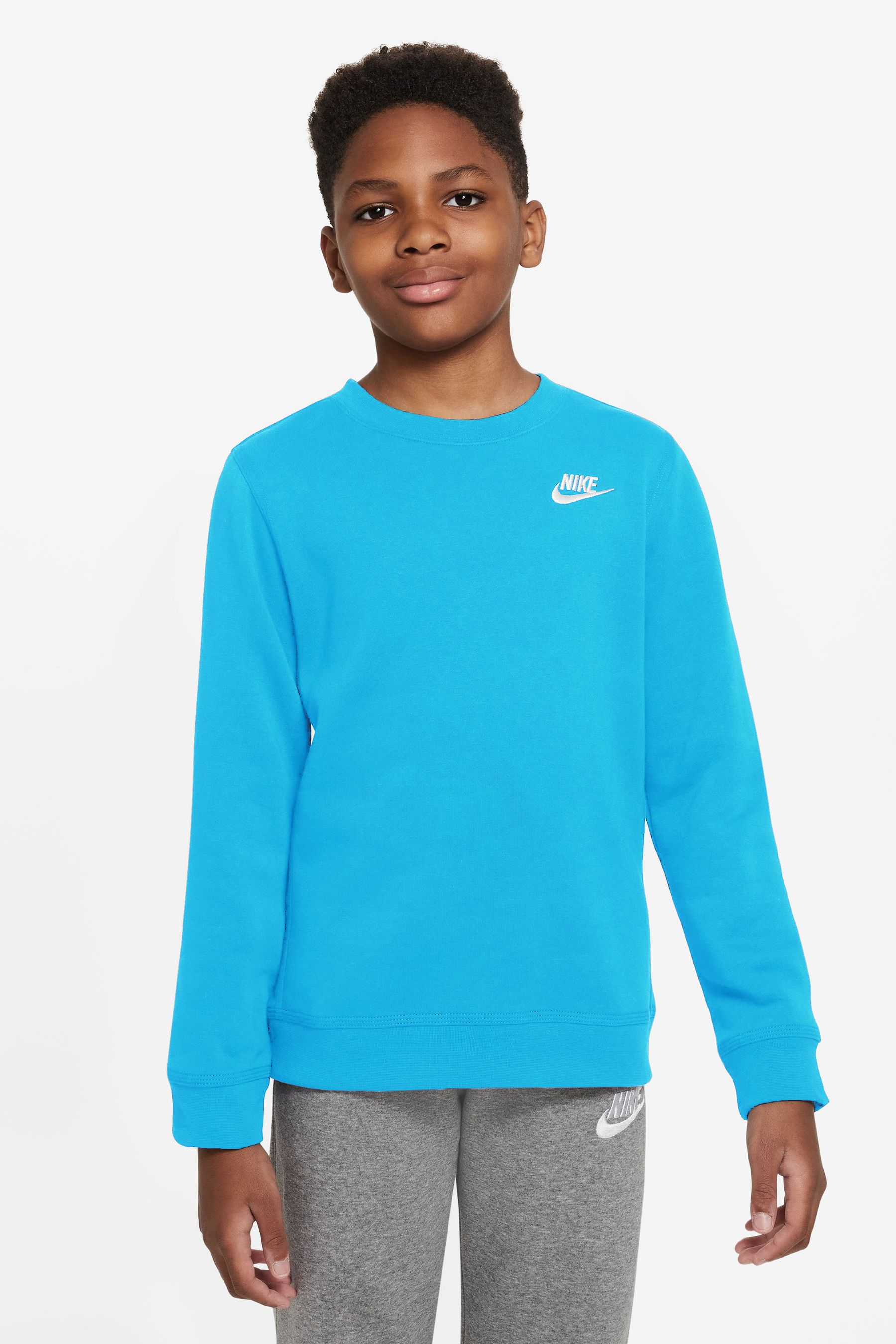 Buy Nike Aqua Blue Club Fleece Sweatshirt from Next Ireland