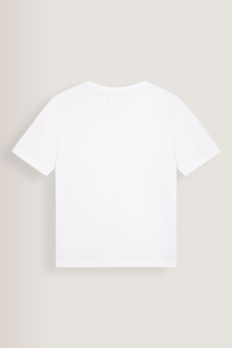 BOSS White Short Sleeved Small Logo T-Shirt - Image 2 of 3