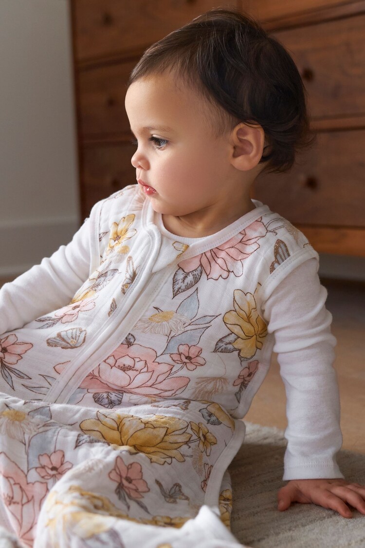 Buy aden + anais Pink 1 TOG Organic Cotton Muslin Earthly Sleeping Bag