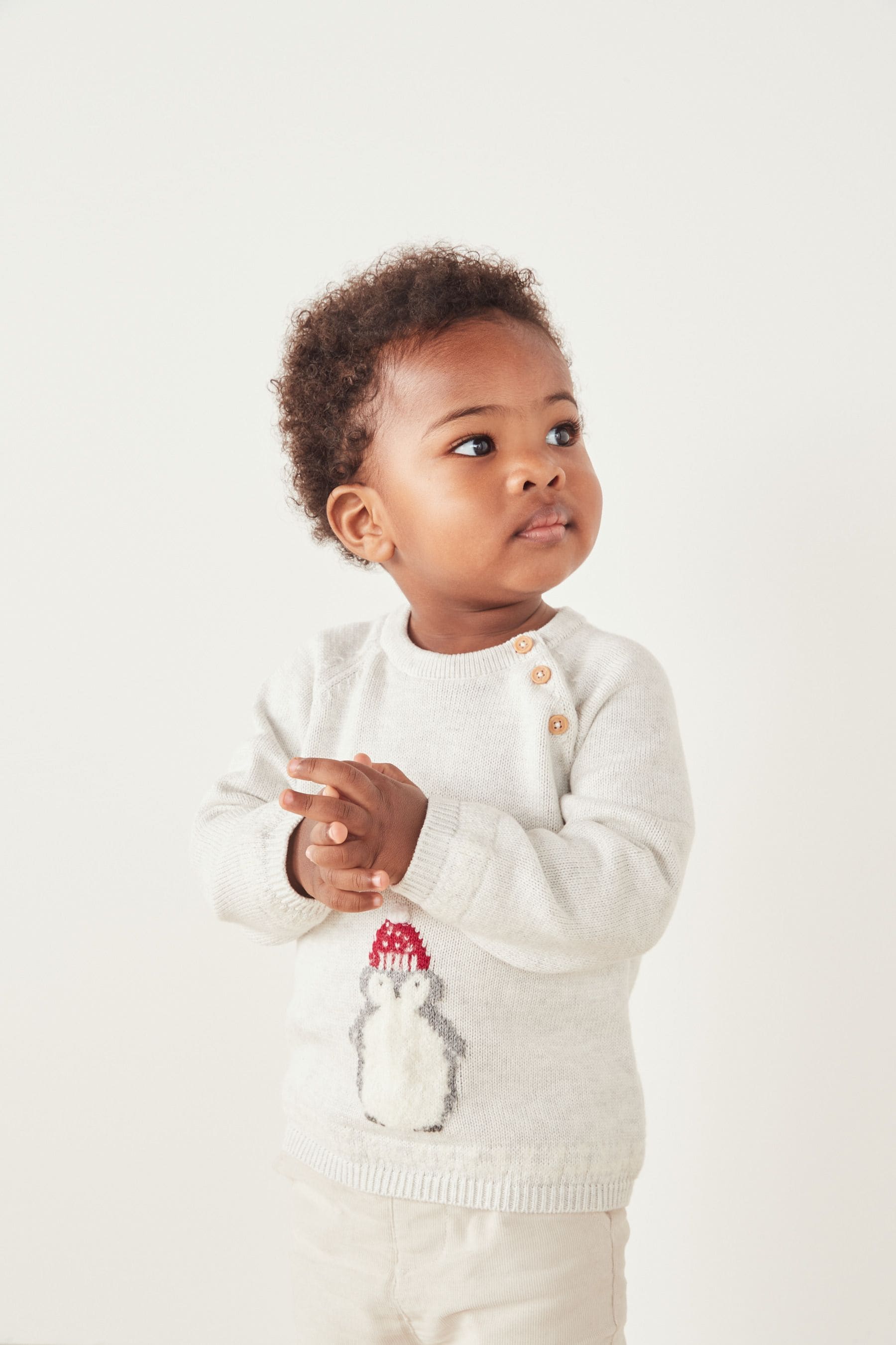 Children's penguin jumper top