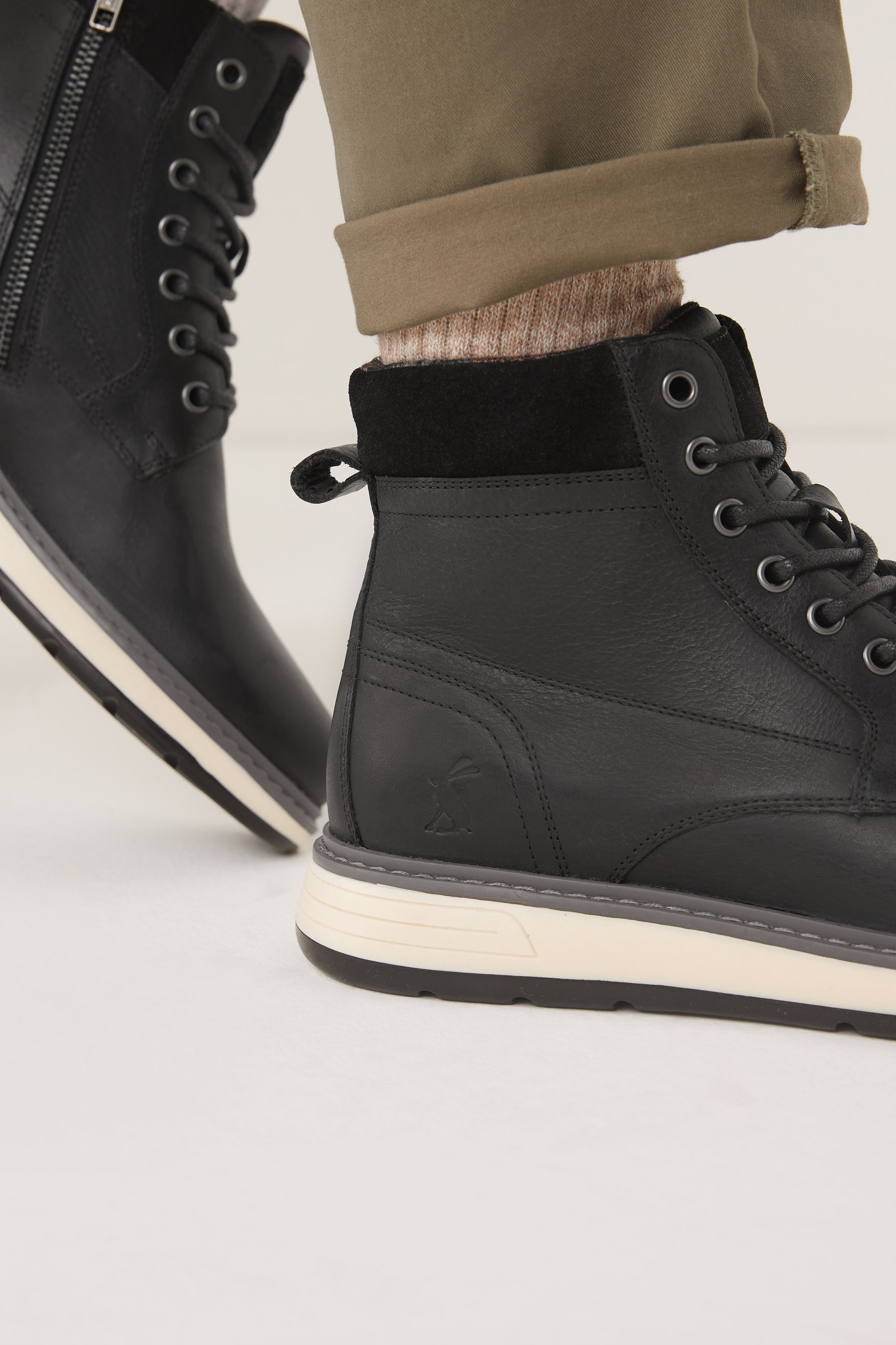 Joules compton boots black clearance